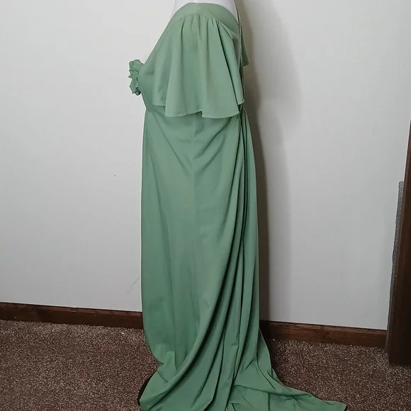 Vintage homemade 1970's maxi dress size small - Picture 7 of 15